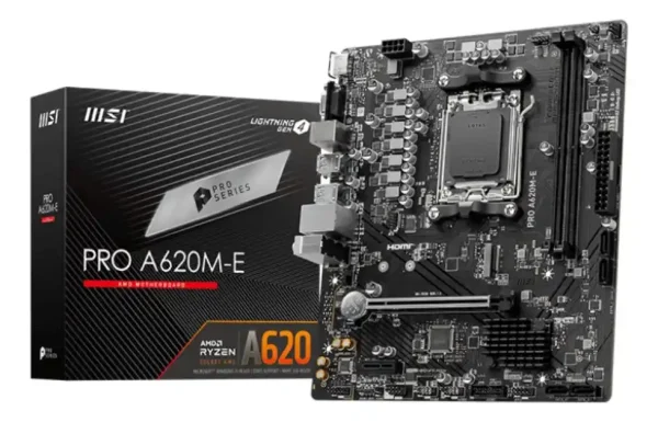 Mother Msi Pro A620m-e Ddr5 Amd Am5 M.2 - Distrigamer DISTRIGAMER