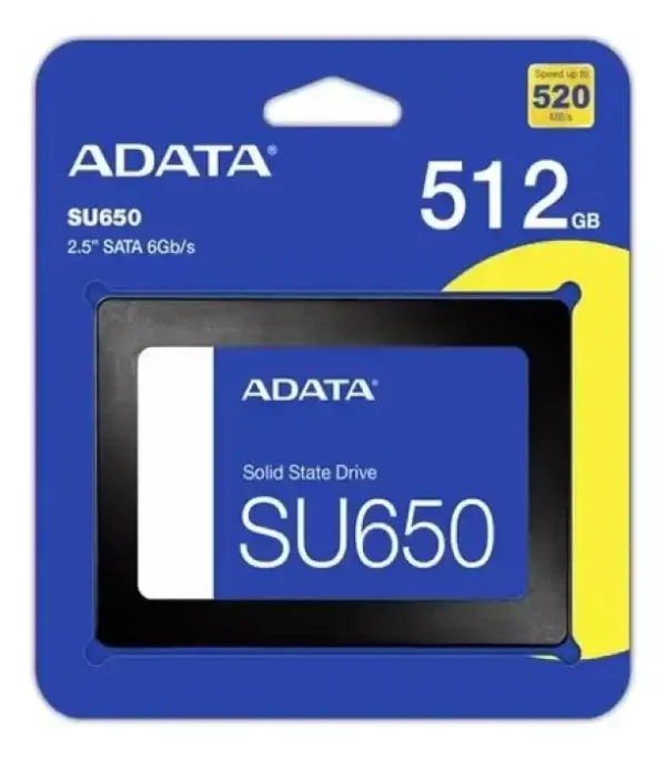 Disco Sólido Adata 512gb Ssd 2.5” Asu650 Envío Gratis Argentina DISTRIGAMER