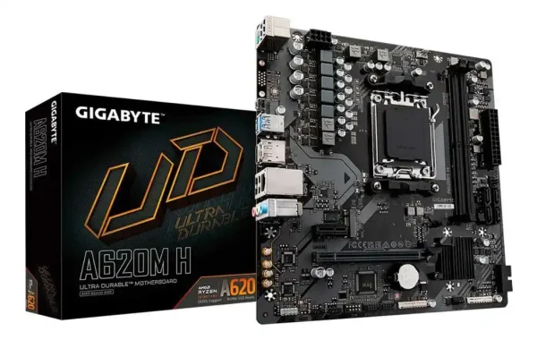 Mother Gigabyte A620mh Amd Am5 Pcie 4.0 M.2 Micro Atx - Distrigamer DISTRIGAMER
