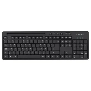 Teclado Multimedia Usb Con Soporte Multitarea Noga Nkb-1300 DISTRIGAMER