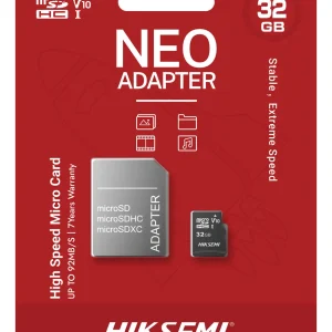 MicroSD 32GB Hiksemi Neo Clase 10 con Adaptador – Envíos Argentina