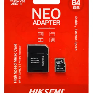 MicroSD 64GB Hiksemi Neo Clase 10 con Adaptador – Envíos Argentina