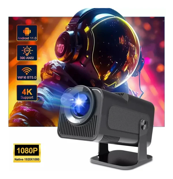Proyector Portatil Bluetooth Led UHD Wifi Pjx300a Envios Argentina